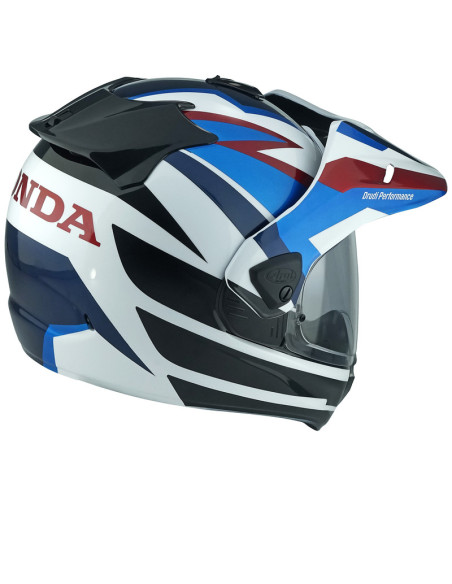 Casque intégral ARAI TOUR-X5 Africa Twin - Bleu Blanc Noir