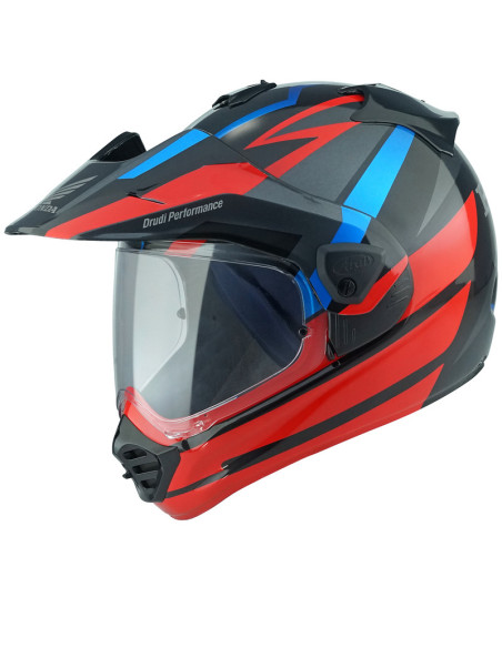 Casque intégral ARAI TOUR-X5 Africa Twin - Rouge Noir Bleu