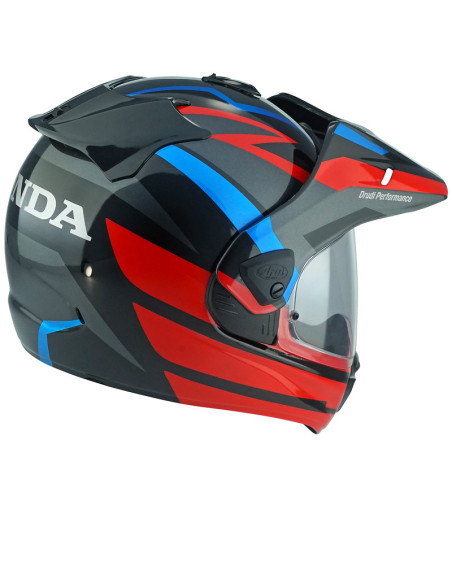 Casque intégral ARAI TOUR-X5 Africa Twin - Rouge Noir Bleu