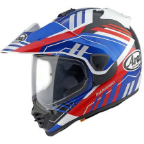 Casque intégral ARAI TOUR-X5 Trail - Bleu Blanc Rouge