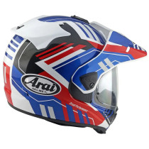 Casque intégral ARAI TOUR-X5 Trail - Bleu Blanc Rouge 2