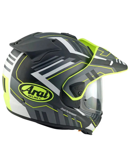 Casque intégral ARAI TOUR-X5 Trail - Jaune Blanc Noir