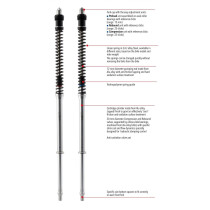 Kit cartouche de fourche F15K MATRIS - SUZUKI GSX-R 250 2017-2020 2