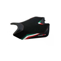 Housse de selle noire TAPPEZZERIA - Avec logo brodé - APRILIA TUONO V4 2011-20
