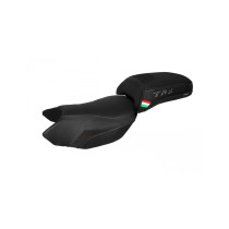 Housse de selle noire TAPPEZZERIA - Avec logo brodé - BENELLI TRK 502 2017-22