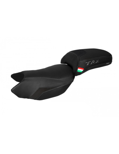 Housse de selle noire TAPPEZZERIA - Avec logo brodé - BENELLI TRK 502 2017-22
