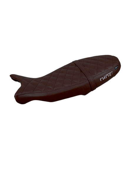 Housse de selle modèle Confort marron foncé TAPPEZZERIA - Avec logo brodé - BMW R 1200 NINE T 2014-22