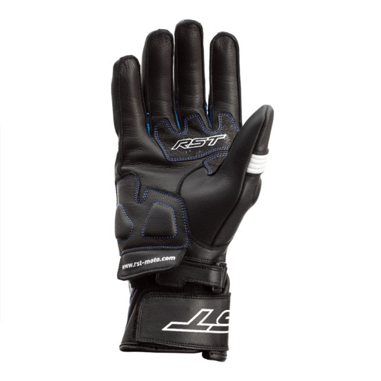 Gants moto cuir RST Pilot - Bleu