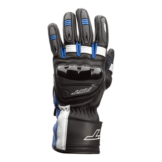 Gants moto cuir RST Pilot - Bleu