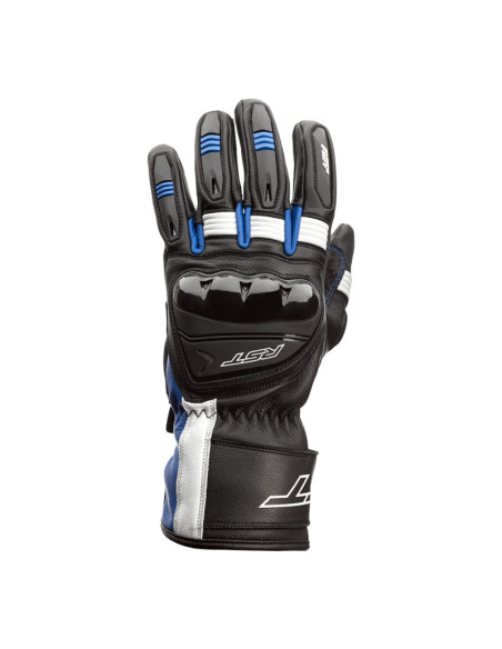Gants moto cuir RST Pilot - Bleu
