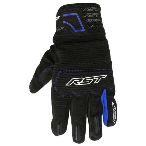 Gants moto cuir RST Rider - Bleu