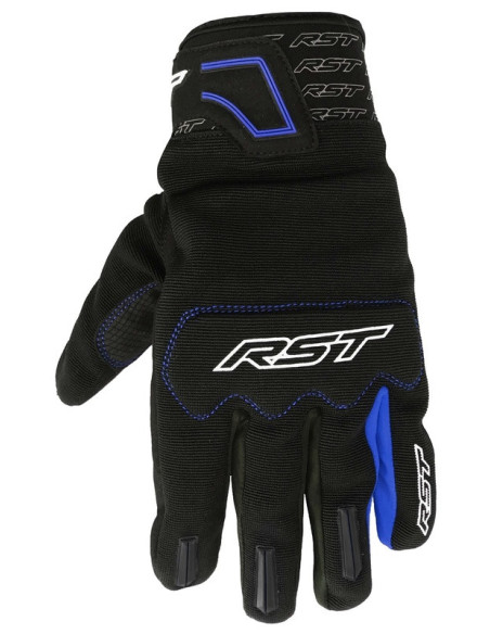 Gants moto cuir RST Rider - Bleu
