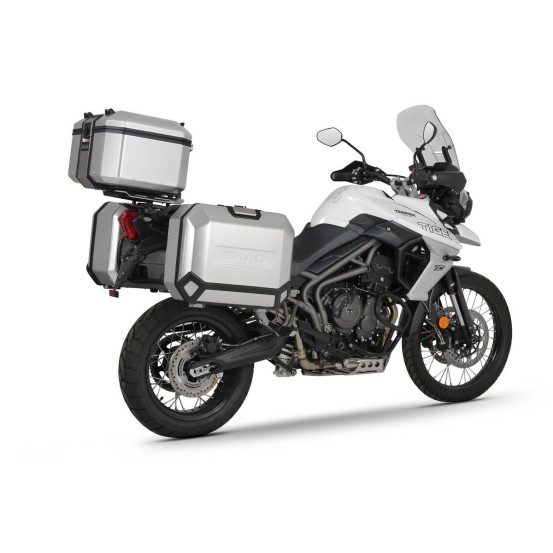 Pack bagagerie complet SHAD Triumph Tiger 800 XC / XR / XRX 2011-2024 Terra Aluminium