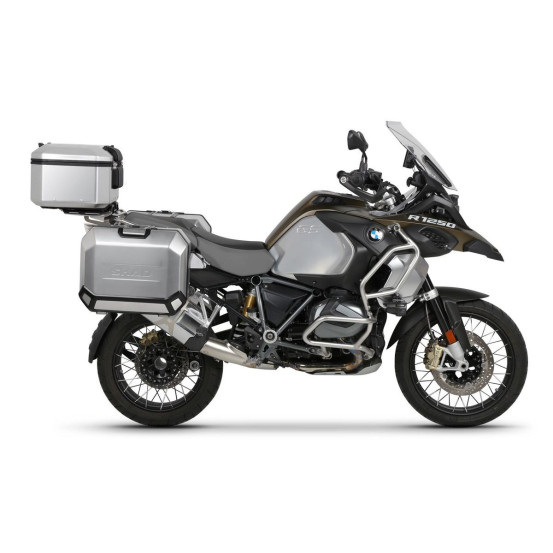 Pack bagagerie complet SHAD BMW R1200GS Adventure 2014-2018 / R1250GS Adventure 2019-2025 Terra Aluminium