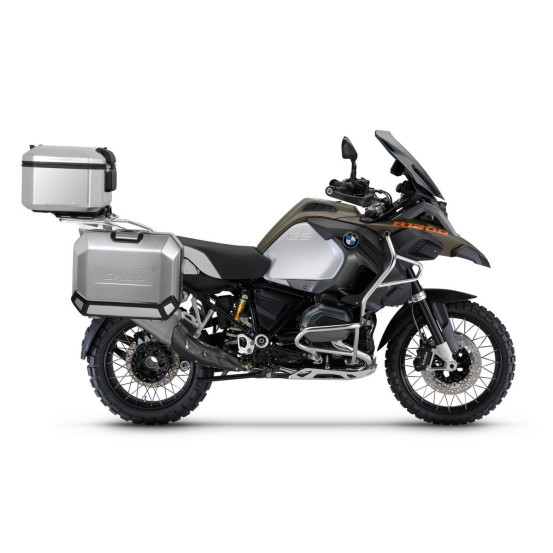 Pack bagagerie complet SHAD BMW R1200GS Adventure 2014-2018 / R1250GS Adventure 2019-2025 Terra Aluminium