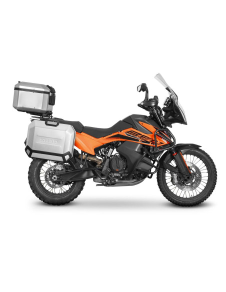 Pack bagagerie complet SHAD KTM 790 Adventure 2019-2024 / 890 Adventure / L / R / Rally 2021-2024 Terra Aluminium