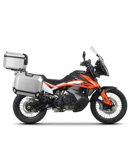 Pack bagagerie complet SHAD KTM 790 Adventure 2019-2024 / 890 Adventure / L / R / Rally 2021-2024 Terra Aluminium