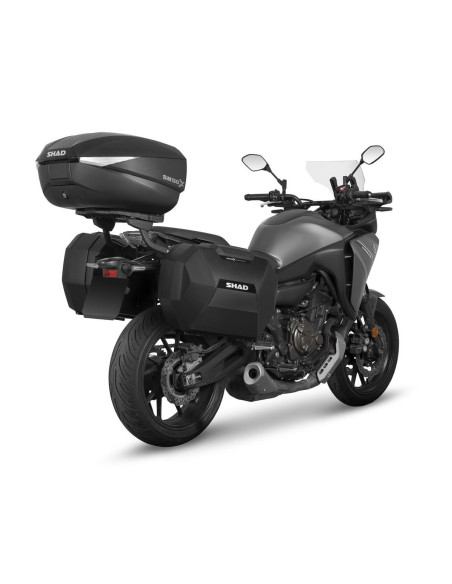 Pack bagagerie complet SHAD Yamaha MT 07 Tracer 2016-2025 Extensible Carbone