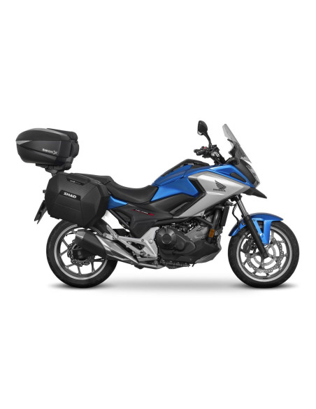 Pack bagagerie complet SHAD Honda NC750 X 2016-2020 / S 2016-2019 Extensible Carbone