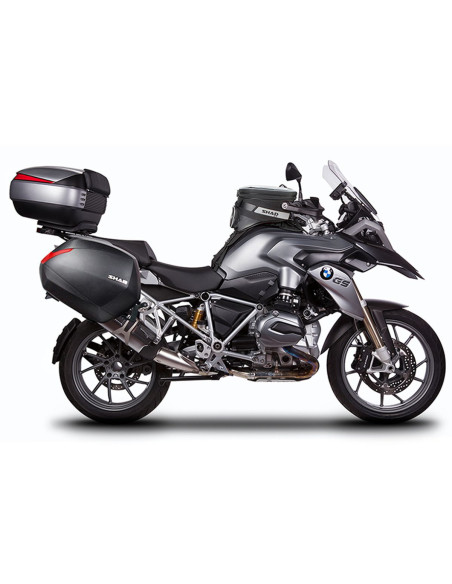Pack bagagerie complet SHAD BMW R1200GS 2013-2018 / R1250GS 2019-2025 Noir Gris