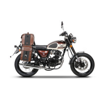 Pack bagagerie complet SHAD Mash 125 Seventy Five 2017-2020 / Fifty 2021-2024 Cafe Racer Marron