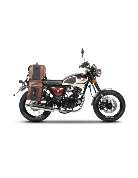 Pack bagagerie complet SHAD Mash 125 Seventy Five 2017-2020 / Fifty 2021-2024 Cafe Racer Marron