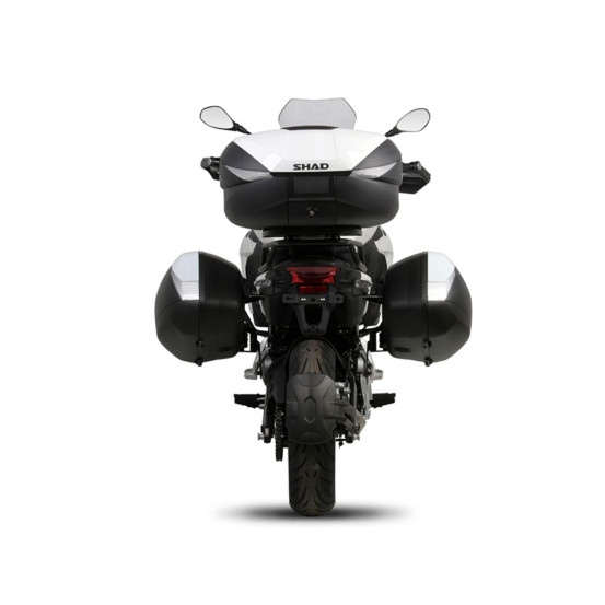 Pack bagagerie complet SHAD Benelli TRK 502 2016-2019 Blanc