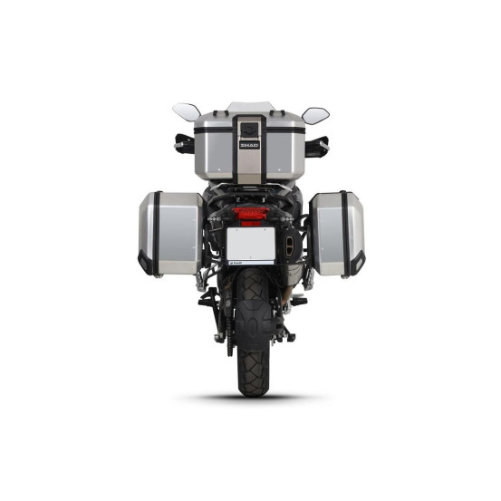 Pack bagagerie complet SHAD Benelli TRK 502X 2020-2025 Terra Aluminium