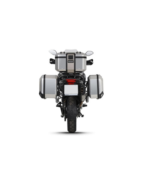 Pack bagagerie complet SHAD Benelli TRK 502X 2020-2025 Terra Aluminium