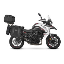 Pack bagagerie complet SHAD Benelli TRK 702 / X 2023-2025 Terra Noir Souple