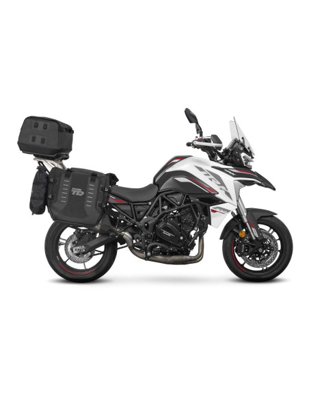 Pack bagagerie complet SHAD Benelli TRK 702 / X 2023-2025 Terra Noir Souple