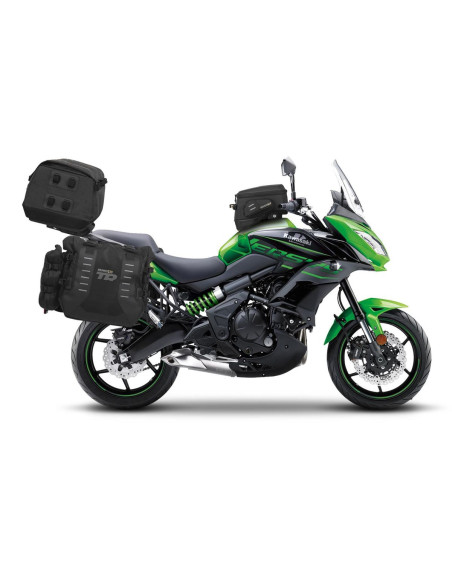 Pack bagagerie complet SHAD Kawasaki Versys 650 2015-2024 Terra Noir Souple