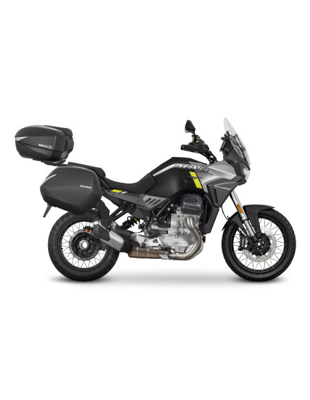 Pack bagagerie complet SHAD Moto Guzzi 1000 Stelvio 2024-2025 Noir