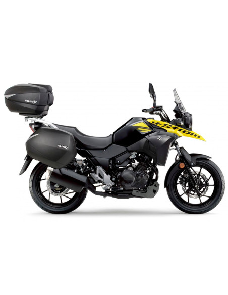 Pack bagagerie complet SHAD Suzuki 250 V-Strom 2017-2022 Carbone