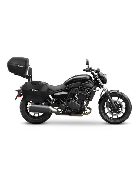 Pack bagagerie complet SHAD Kawasaki 500 Eliminator 2024-2025 (SH38X Carbone)