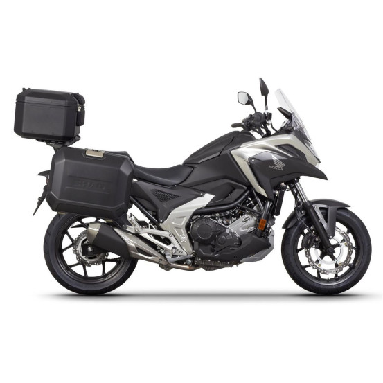 Pack bagagerie complet SHAD Honda NC750X 2021-2025 Terra Noir