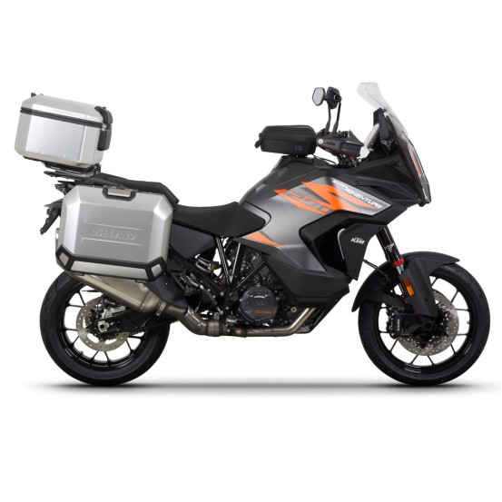 Pack bagagerie complet SHAD KTM 1290 Super Adventure S / R / T 2021-2025 Terra Aluminium