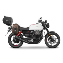 Pack bagagerie complet SHAD Moto Guzzi 850 V7 Stone / Corsa / Ten / Special Edition 2023-2025 Cafe Racer Marron