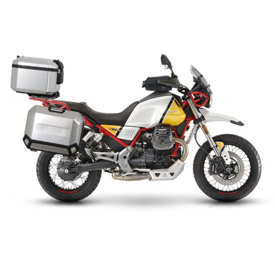 Pack bagagerie complet SHAD Moto Guzzi V85 TT / Travel 2019-2023 Terra Aluminium