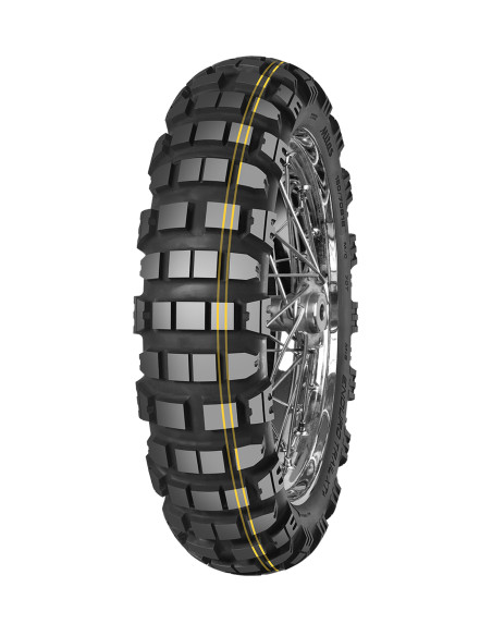 Pneu arrière MITAS ENDURO TRAIL XT+ DAKAR - 170/60B17 72T TL/TT M+S Jaune Jaune