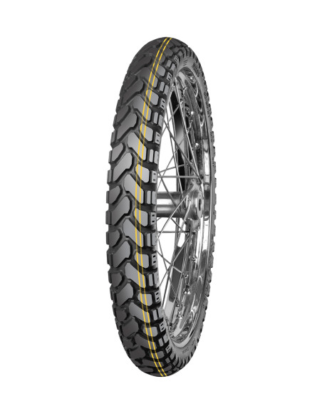 Pneu avant MITAS ENDURO TRAIL+ DAKAR - 110/80B19 59H TL/TT M+S Jaune Jaune