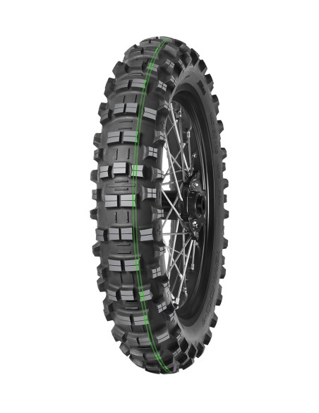 Pneu Arrière Enduro MITAS Terra Force-EH 120/90-18 65M TT FIM Super Soft Extreme 2 Green