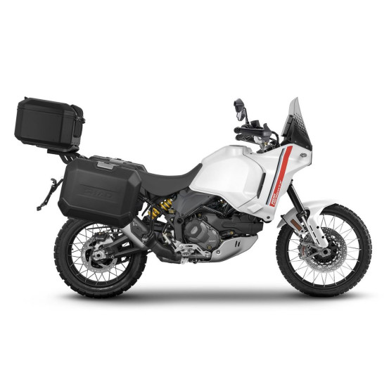 Pack bagagerie complet SHAD Ducati Desert X 2022-2025 / Rally 2024-2025 Terra Aluminium Noir