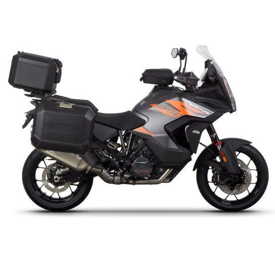 Pack bagagerie complet SHAD KTM 1290 Super Adventure S / R / T 2021-2025 Terra Aluminium Noir