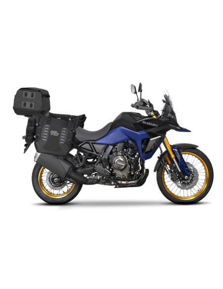 Pack bagagerie complet SHAD Suzuki V-Strom 800 DE 2023-2025 Terra Noir Souple