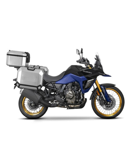 Pack bagagerie complet SHAD Suzuki V-Strom 800 DE 2023-2025 Terra Aluminium