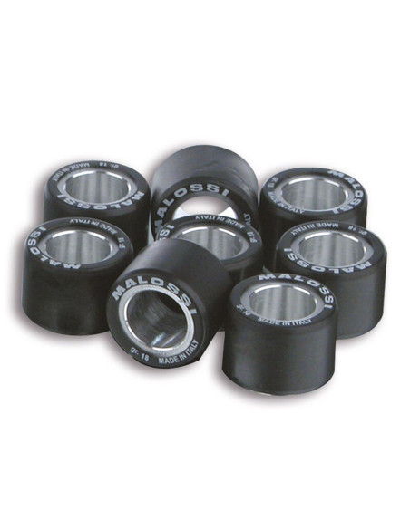 Jeu de 8 galets de variateur origine/Multivar MALOSSI 28,2x19,9mm