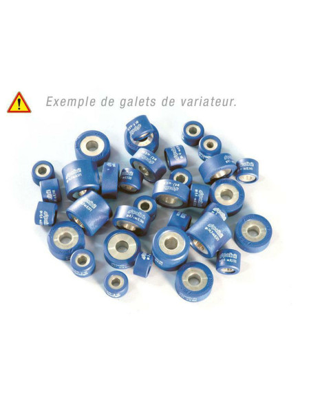 Jeu de 6 galets de variateur POLINI 23x18mm