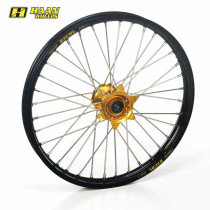 Roue avant complète HAAN WHEELS (21x1,60) KAWASAKI jante noire, moyeu