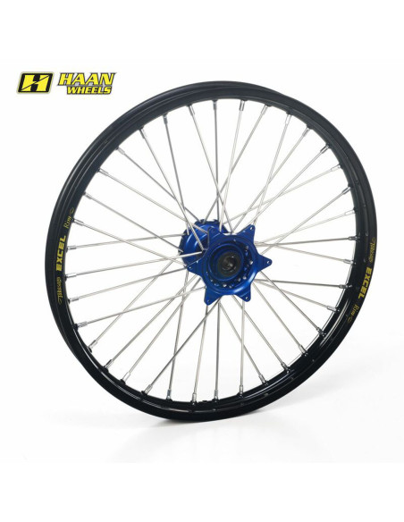 Roue avant complète HAAN WHEELS (19x1,40) YAMAHA jante noire, moyeu